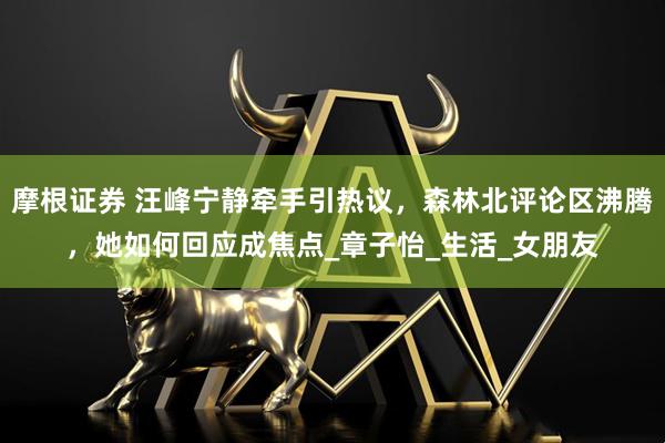 摩根证券 汪峰宁静牵手引热议，森林北评论区沸腾，她如何回应成焦点_章子怡_生活_女朋友